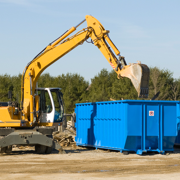 are there any restrictions on where a residential dumpster can be placed in Hopewell Pennsylvania